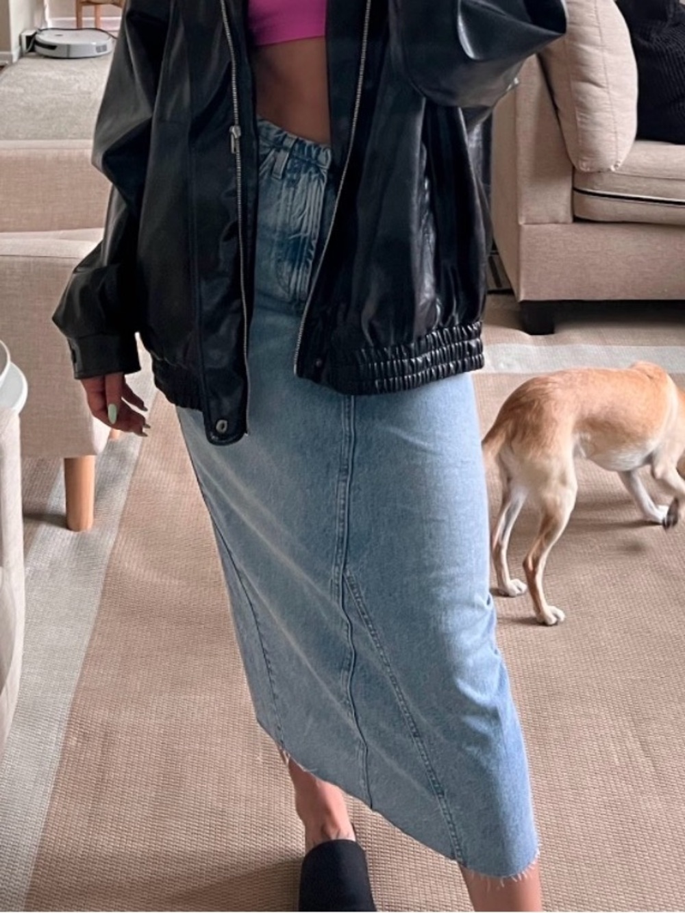 Cotton On Denim Maxi Skirt